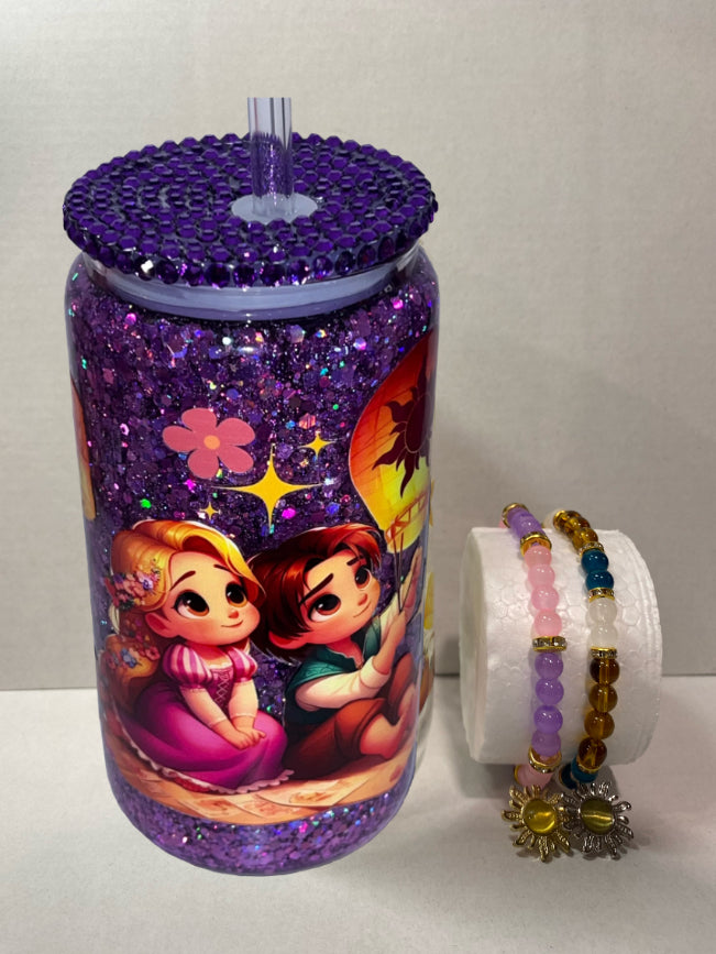 Rapunzel & Eugene Bracelet/ Cup Set